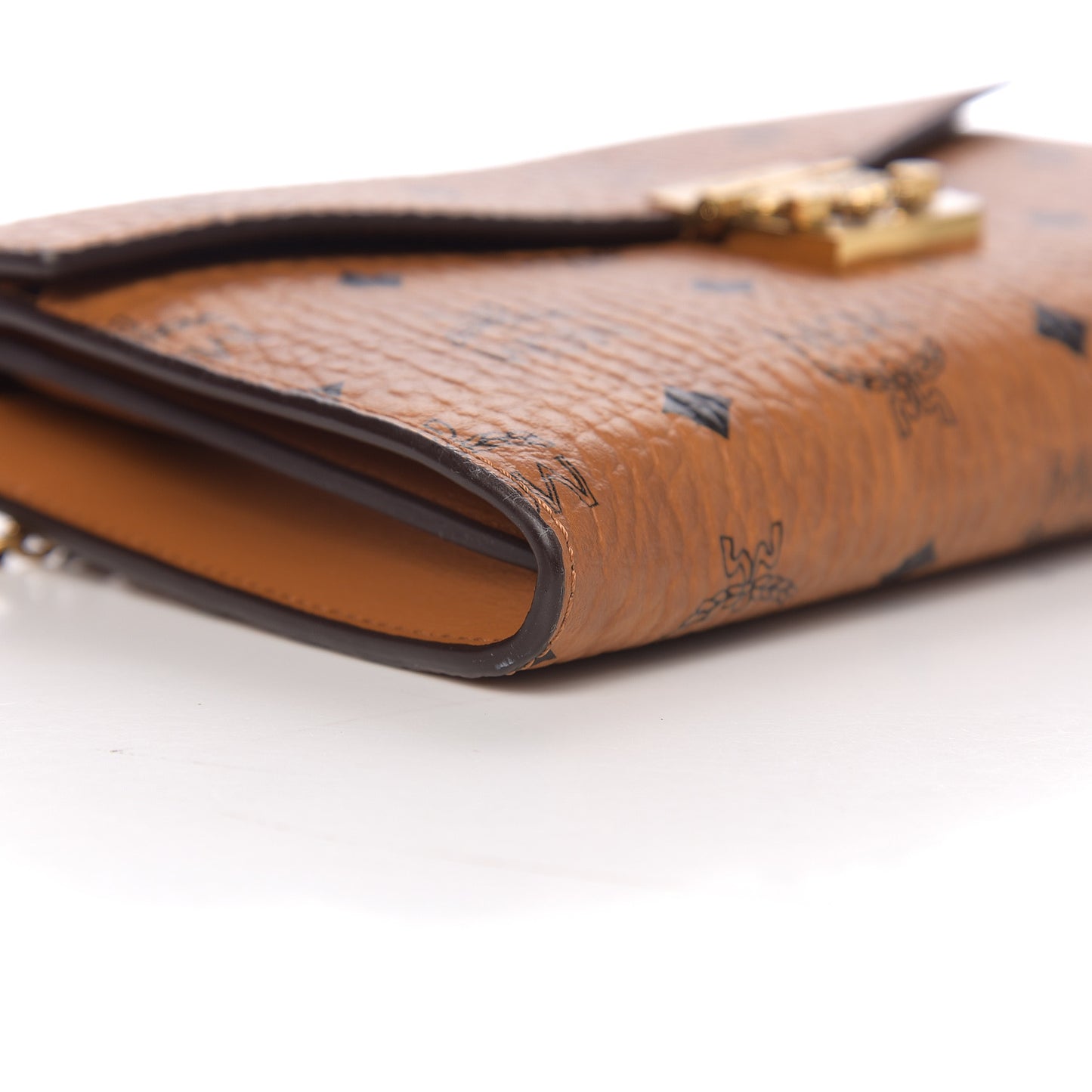 Visetos Medium Patricia Wallet On Chain Cognac
