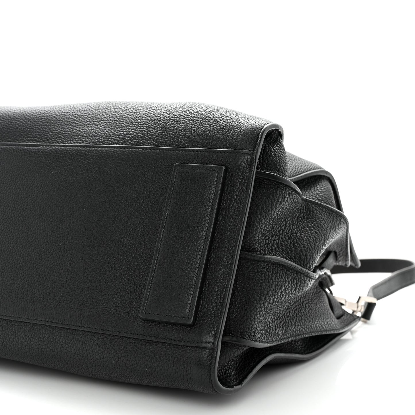 Grained Calfskin Medium Souple Sac De Jour Black