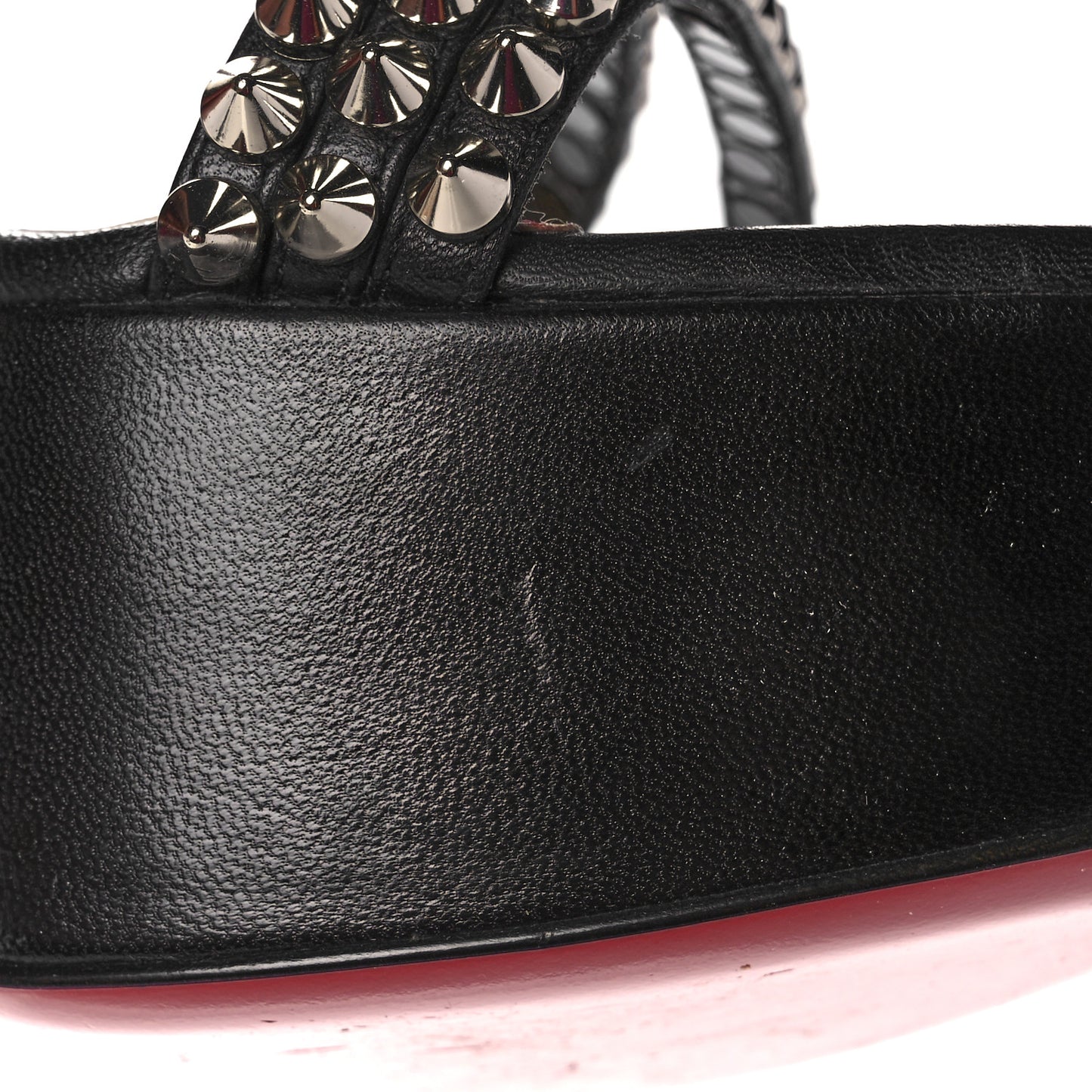 Nappa So Spike Alta 150 Sandals 37.5 Black