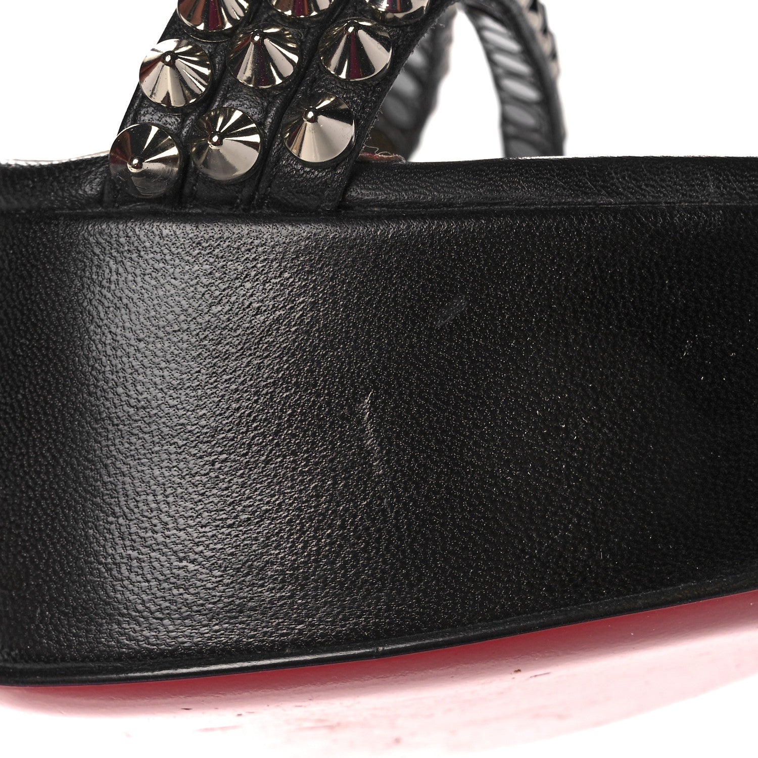 Christian Louboutin Nappa So Spike Alta 150 Sandals 37.5 Black 8 of 9