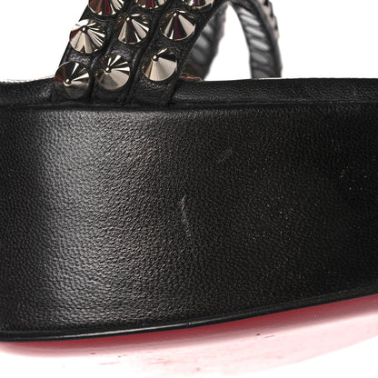 Christian Louboutin Nappa So Spike Alta 150 Sandals 37.5 Black 8 of 9