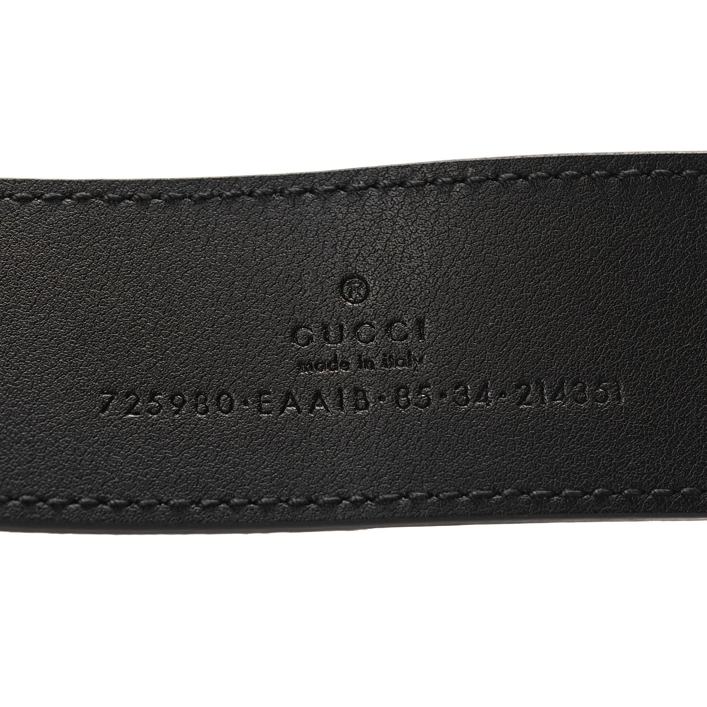 Ciny Calfskin Lux Snakeskin Torchon 35mm Belt 85 34 Black