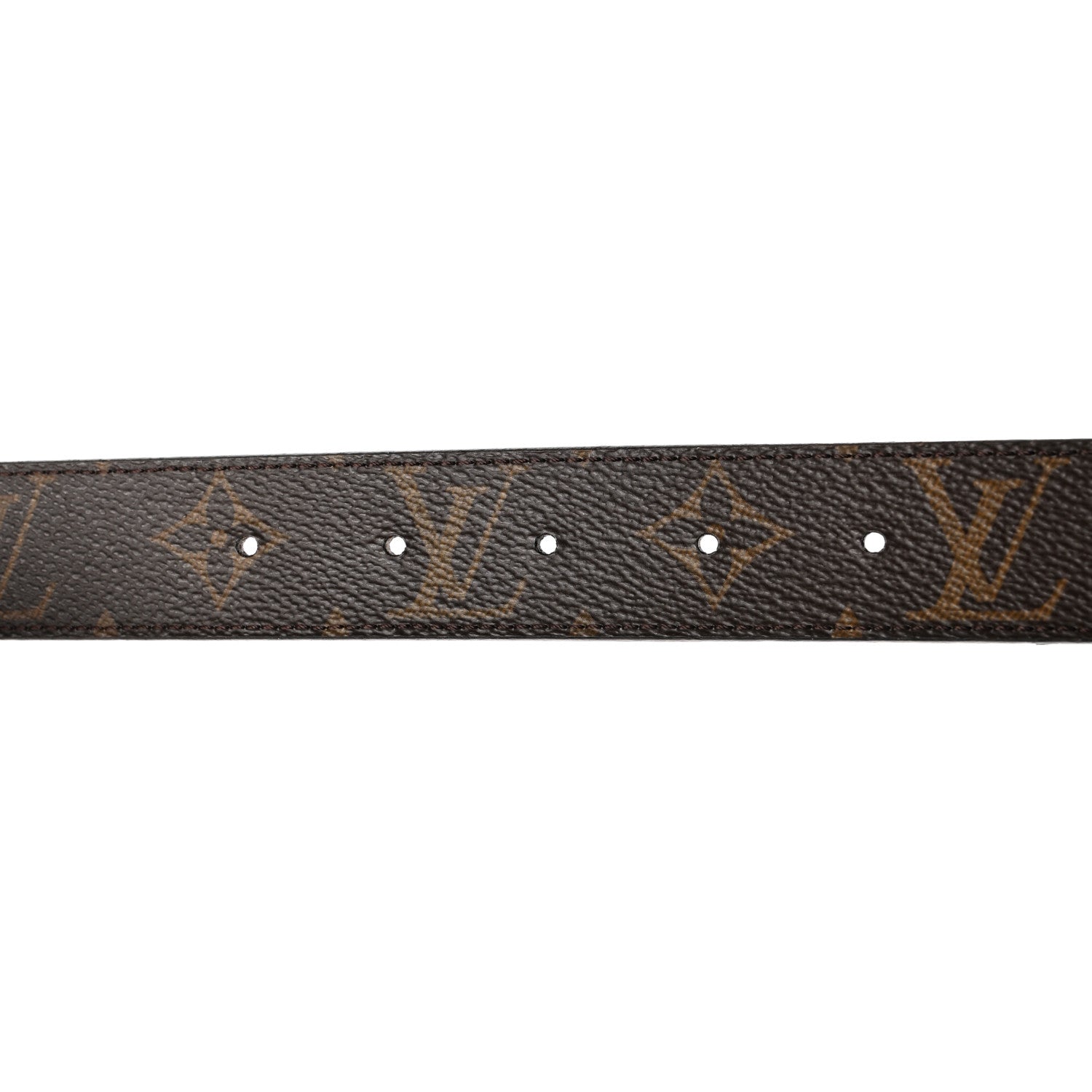 Louis Vuitton Calfskin Monogram 40mm LV Initiales Reversible Belt 80 32 Black 7 of 8