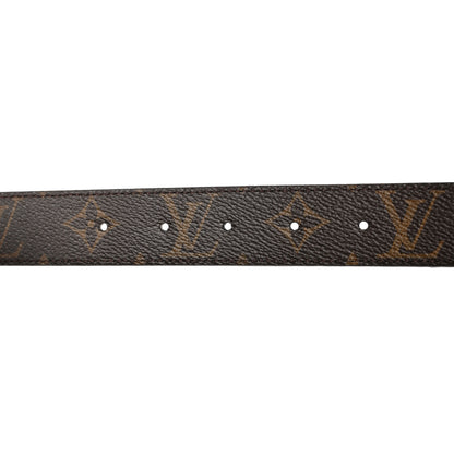 Louis Vuitton Calfskin Monogram 40mm LV Initiales Reversible Belt 80 32 Black 7 of 8