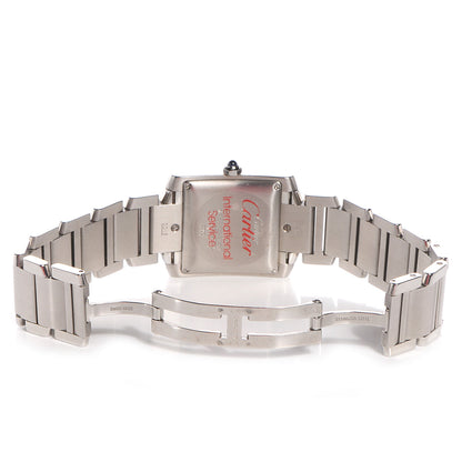 Cartier Stainless Steel 28mm Tank Francaise Automatic Watch 4 of 7