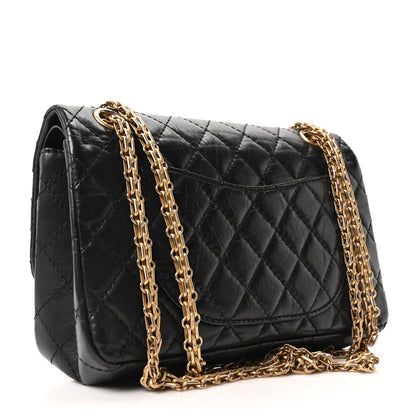 Chanel Aged Calfskin Quilted 2.55 Reissue 225 Flap Black 3 of 10