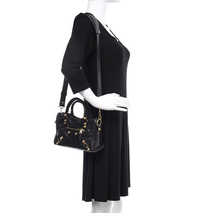 Balenciaga Agneau Giant 12 Gold Hardware Mini City Black 1 of 13