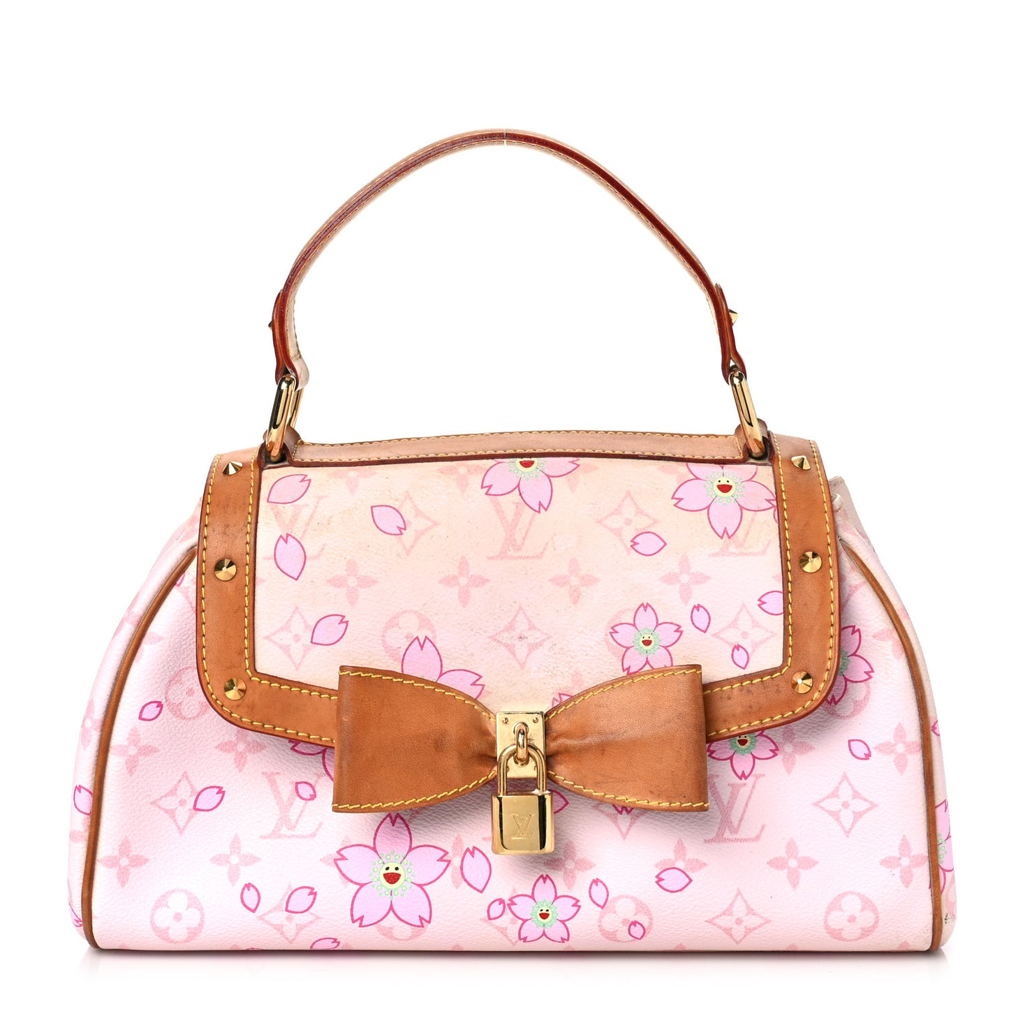 Monogram Cherry Blossom Sac Retro Pink