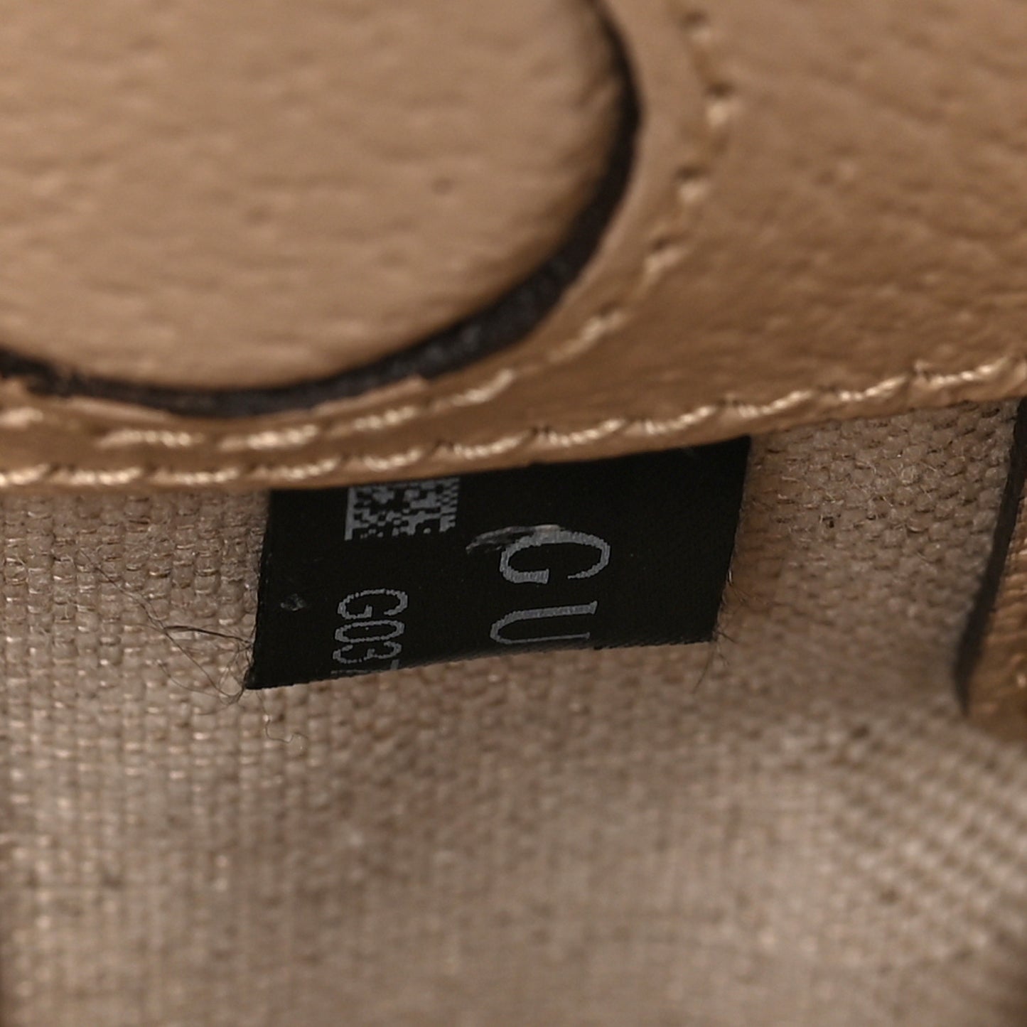 GG Supreme Monogram Textured Dollar Calfskin Web Small Ophidia Chain Shoulder Bag Beige Mystic White Oatmeal
