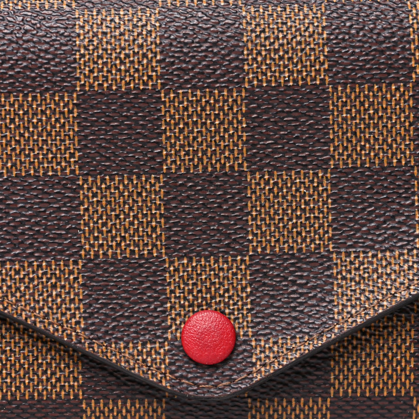 Damier Ebene Josephine Wallet Red
