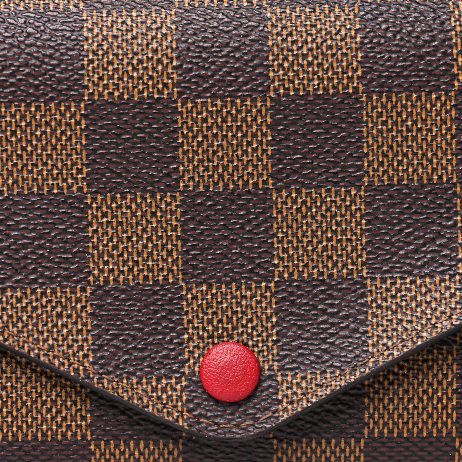 Louis Vuitton Damier Ebene Josephine Wallet Red 8 of 10
