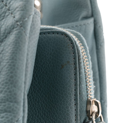 Chanel Caviar Quilted Timeless CC Tote Blue 14 of 15