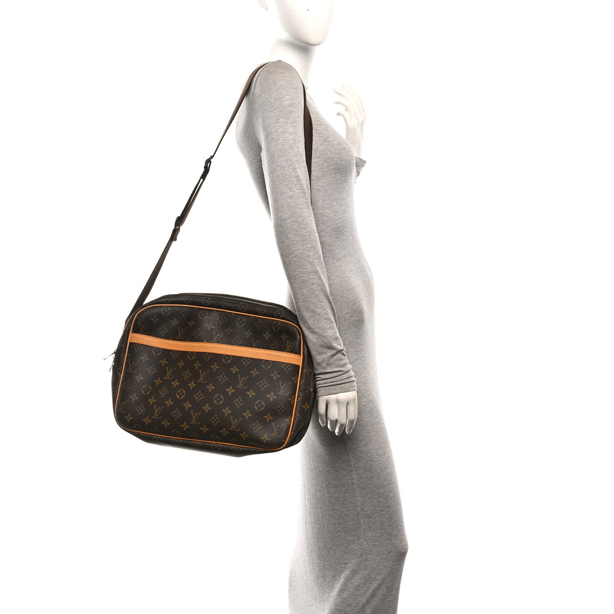 Louis Vuitton Monogram Reporter GM 2 of 11