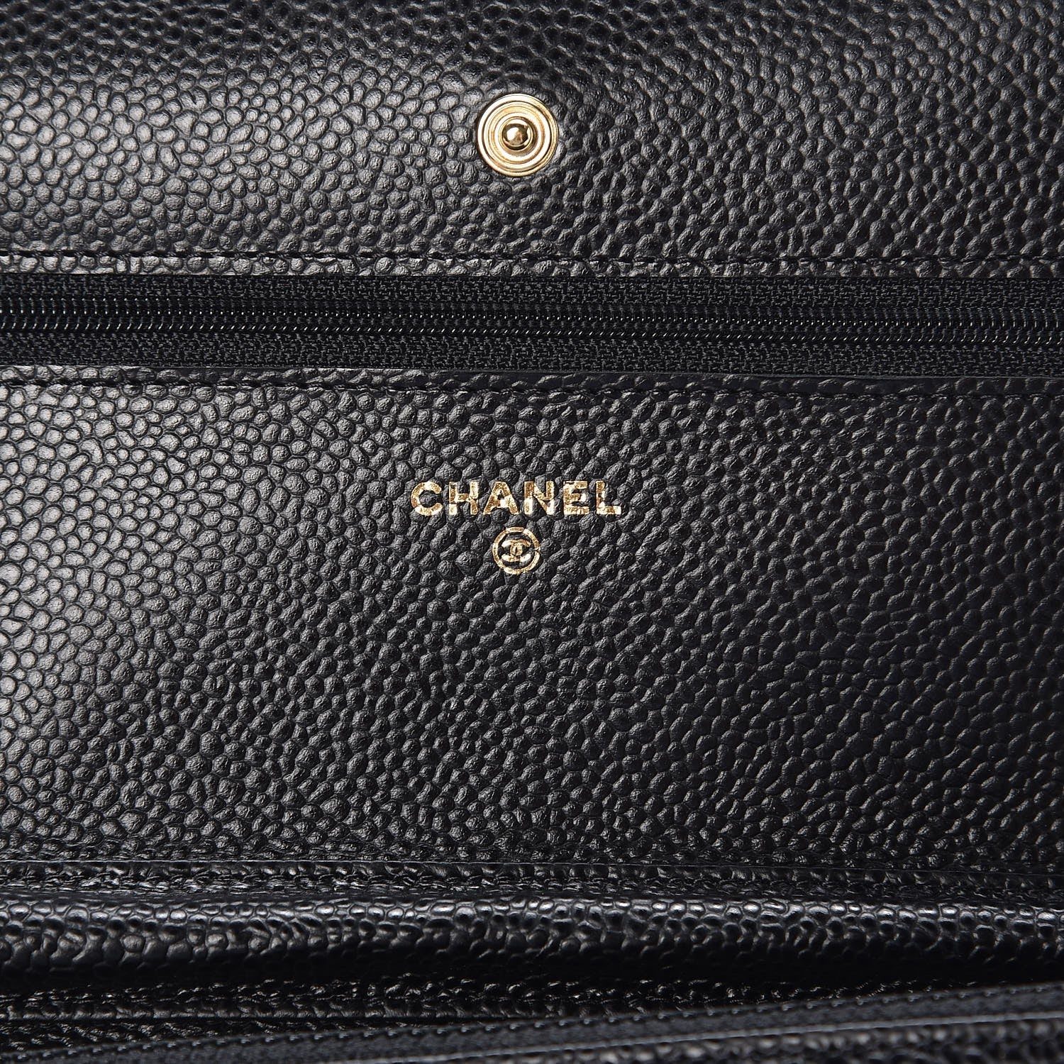 Chanel Caviar Quilted Wallet On Chain WOC Black 6 of 9
