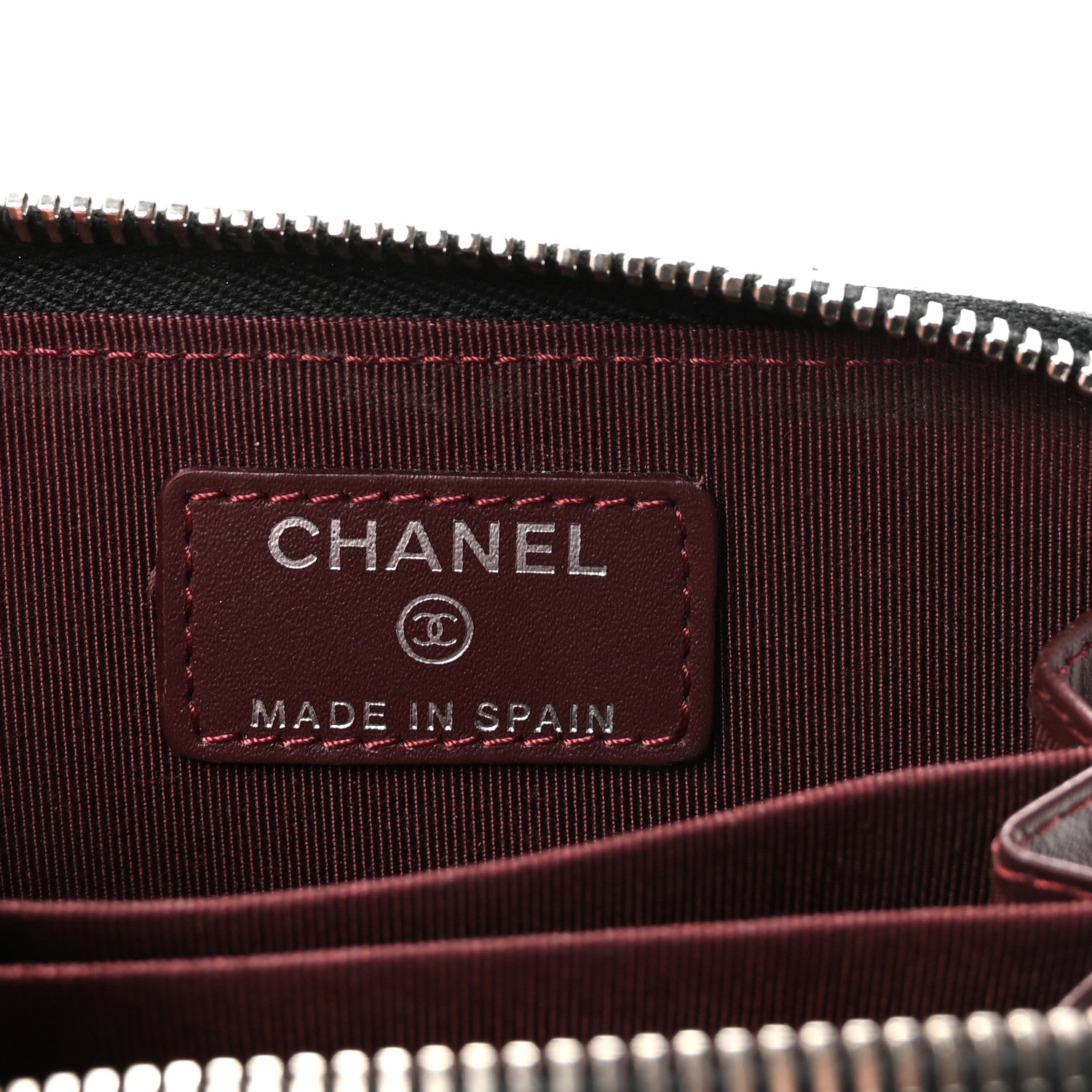 Chanel Caviar Quilted Zip Coin Purse Black 5 of 6