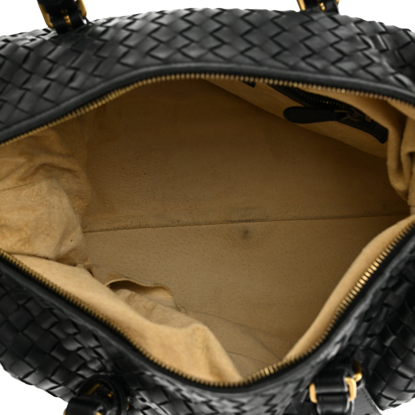 Nappa Intrecciato Boston Black