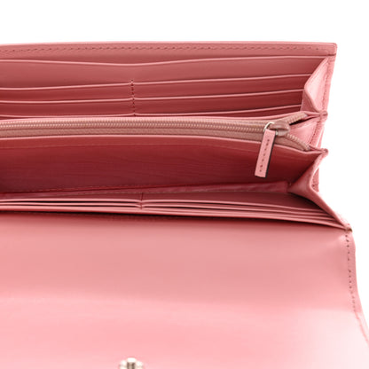 Gucci Calfskin Matelasse GG Marmont Continental Wallet Wild Rose 5 of 8