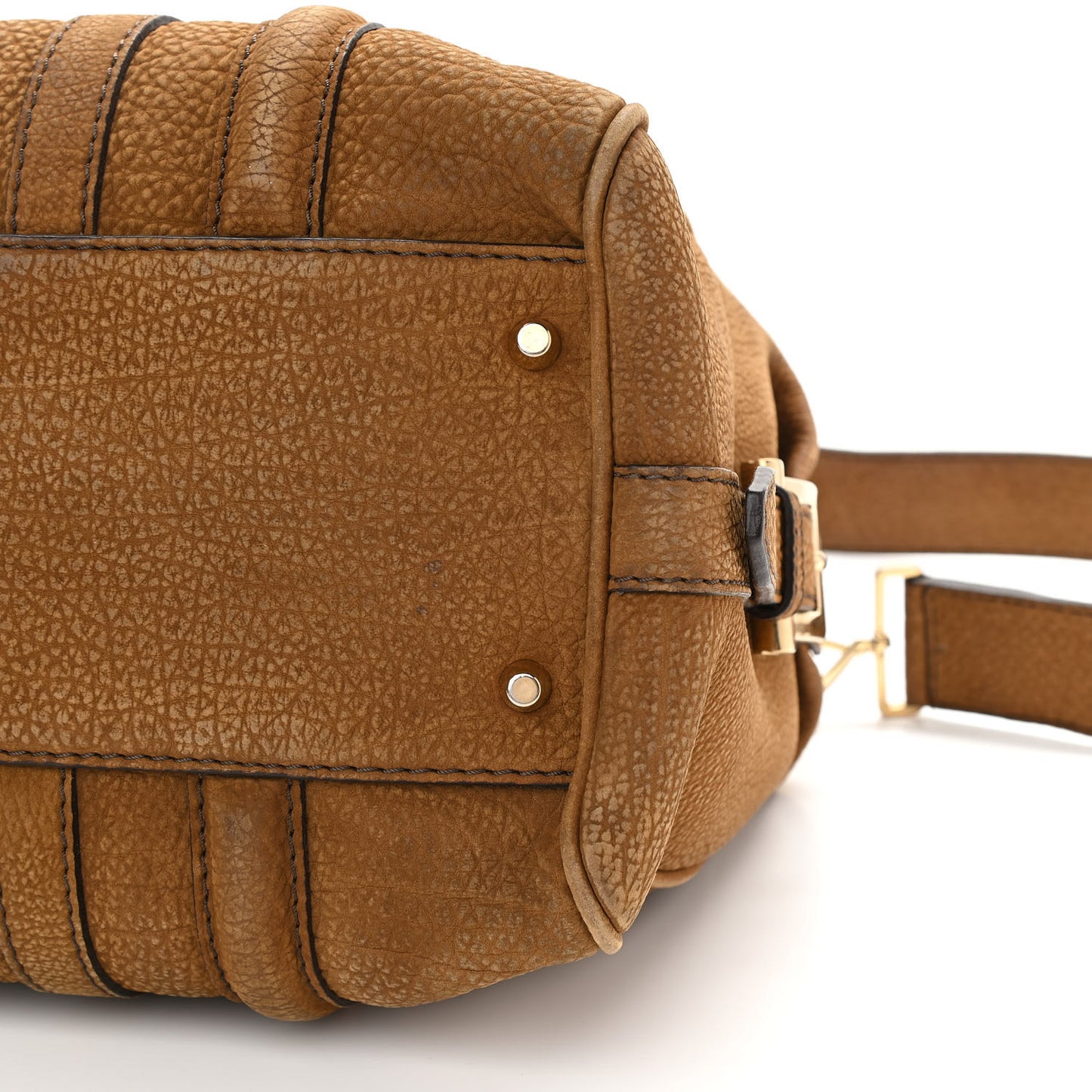 Nubuck Medium Nevinson Bowling Bag Brown