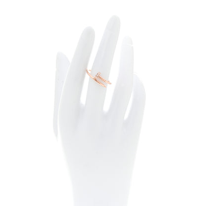 Cartier 18K Pink Gold Diamond Small Juste Un Clou Ring 56 7.75 2 of 6