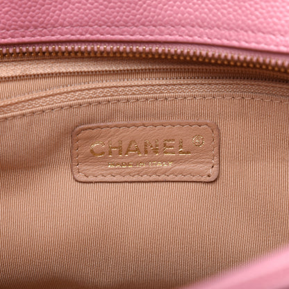 Chanel Caviar Quilted Small Bowler Pink 8 of 22