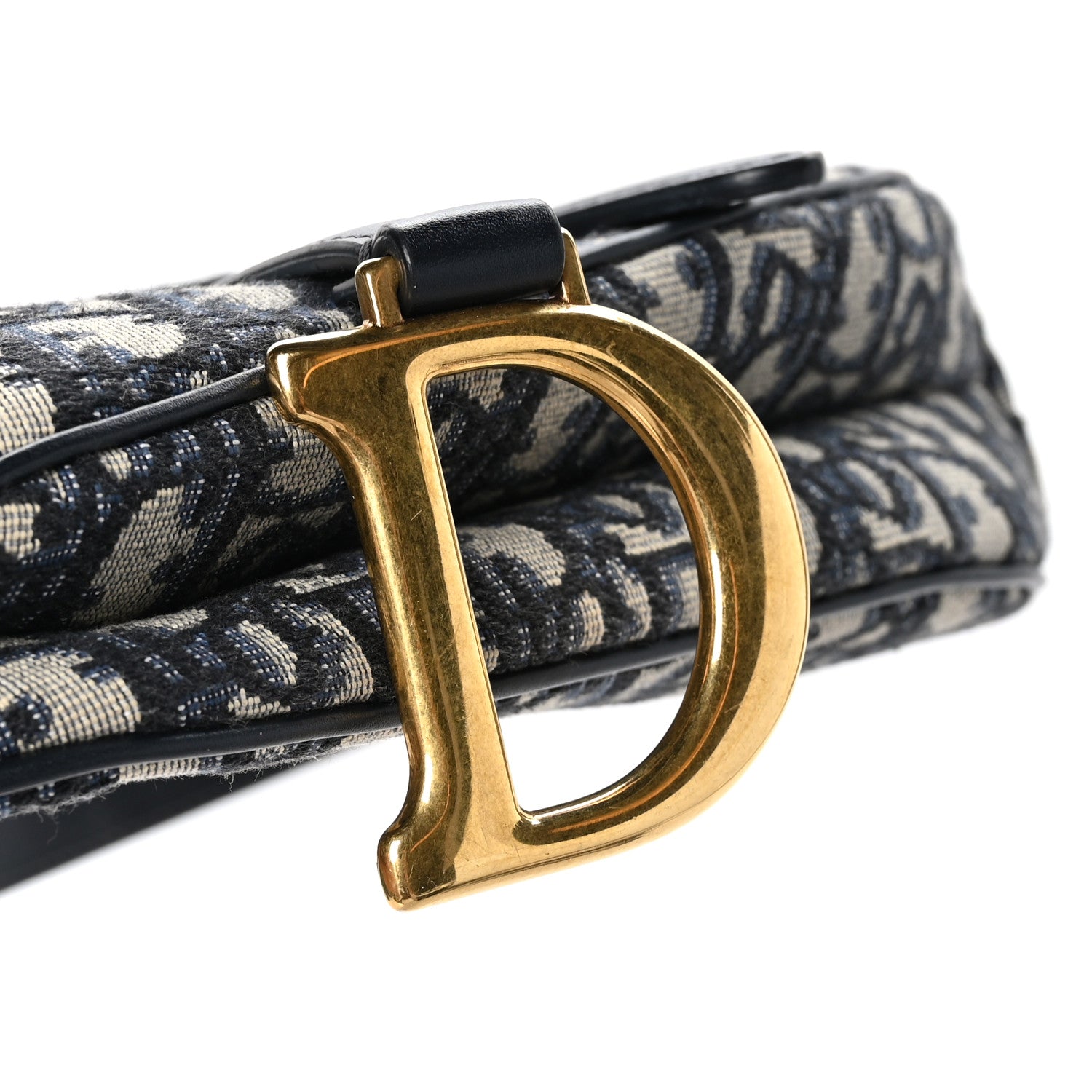 Christian Dior Oblique Saddle Bag Blue 13 of 13