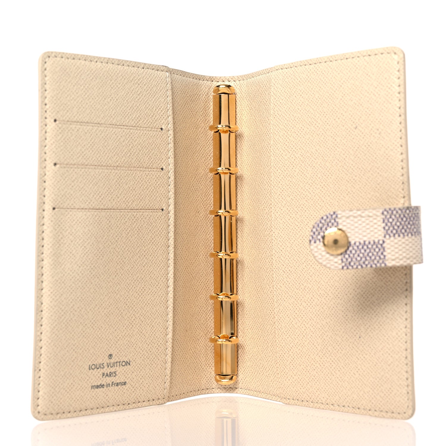 Louis Vuitton Damier Azur Small Ring Agenda Cover 5 of 10