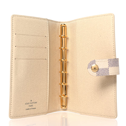 Louis Vuitton Damier Azur Small Ring Agenda Cover 5 of 10