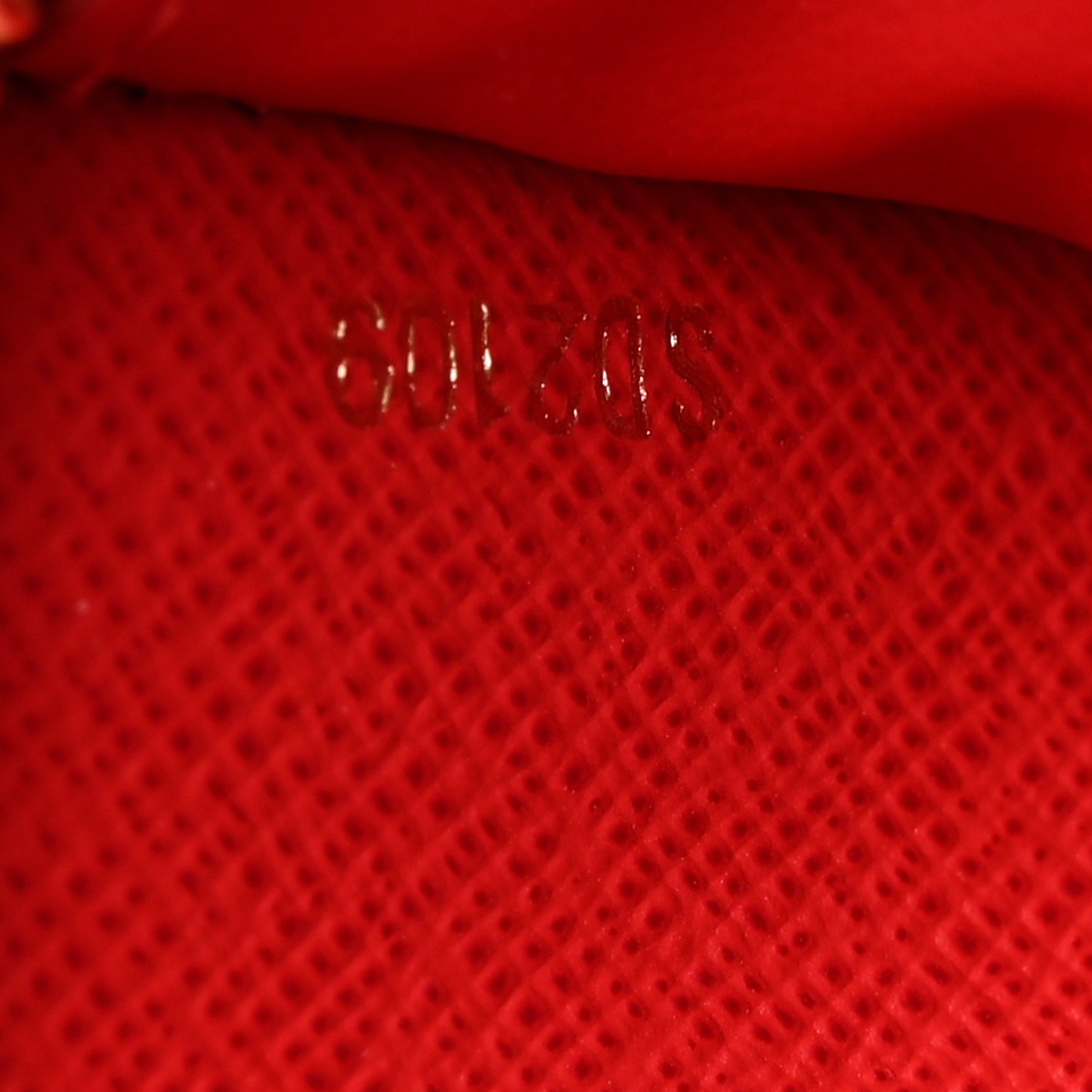 Damier Ebene Clemence Wallet Cherry