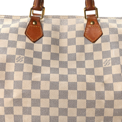 Louis Vuitton Damier Azur Speedy 35 7 of 9