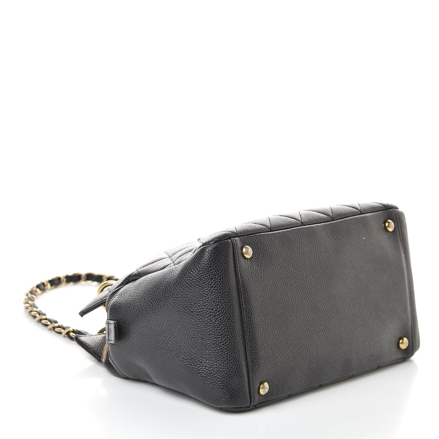 Caviar Quilted Petit Timeless Tote PTT Black