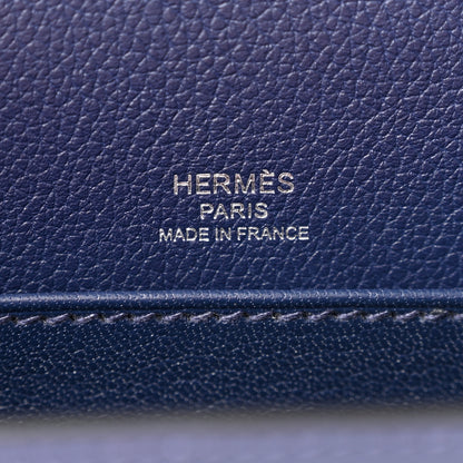 Hermes Evercolor Bi-color Mini Sac Roulis Bleu Saphir Bleu France 6 of 10