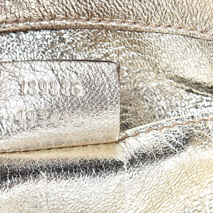 Gucci Metallic Calfskin Queen Bow Chain Clutch Gold 7 of 10