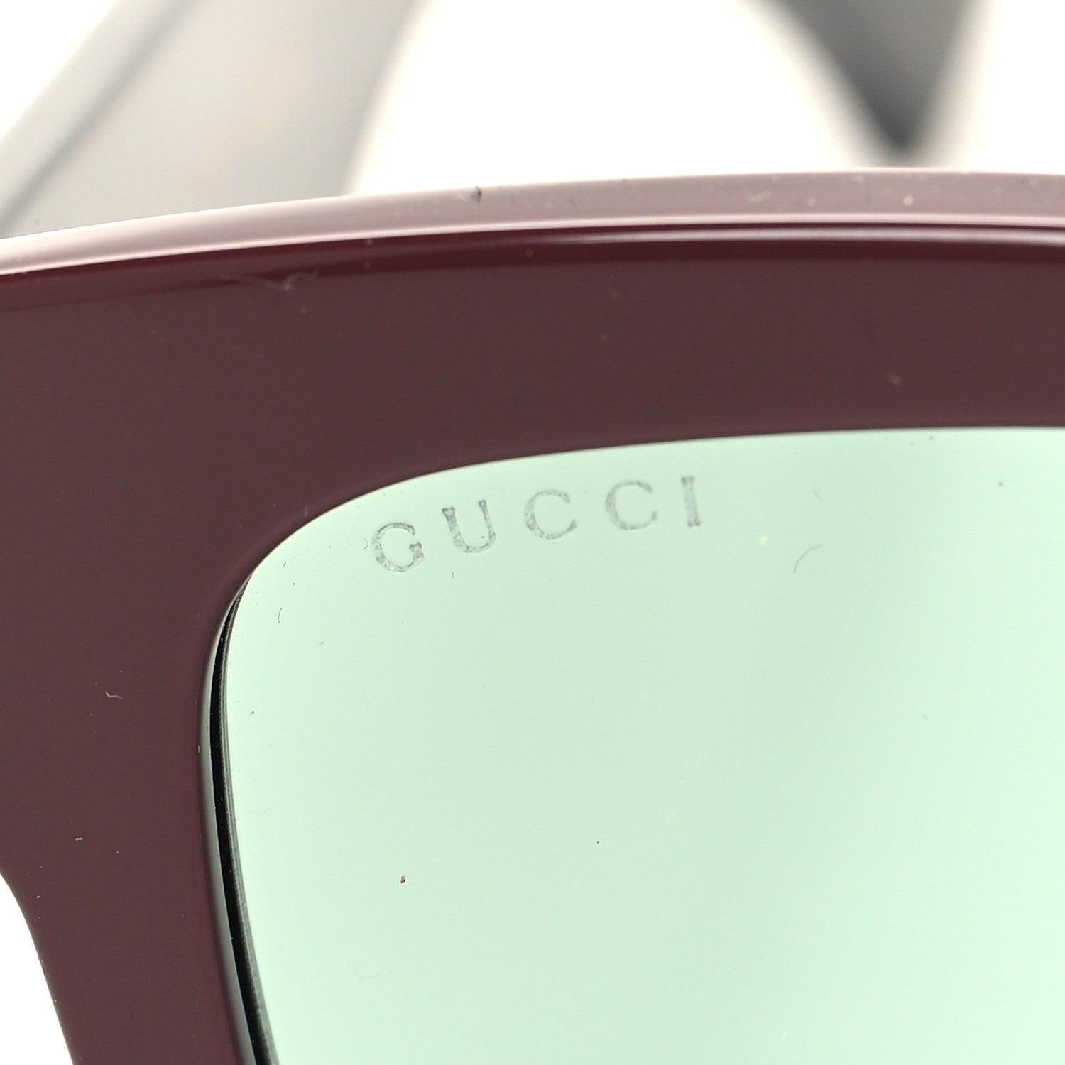 Gucci Rectangle 52mm Frame Sunglasses GG0998S Burgundy 7 of 8