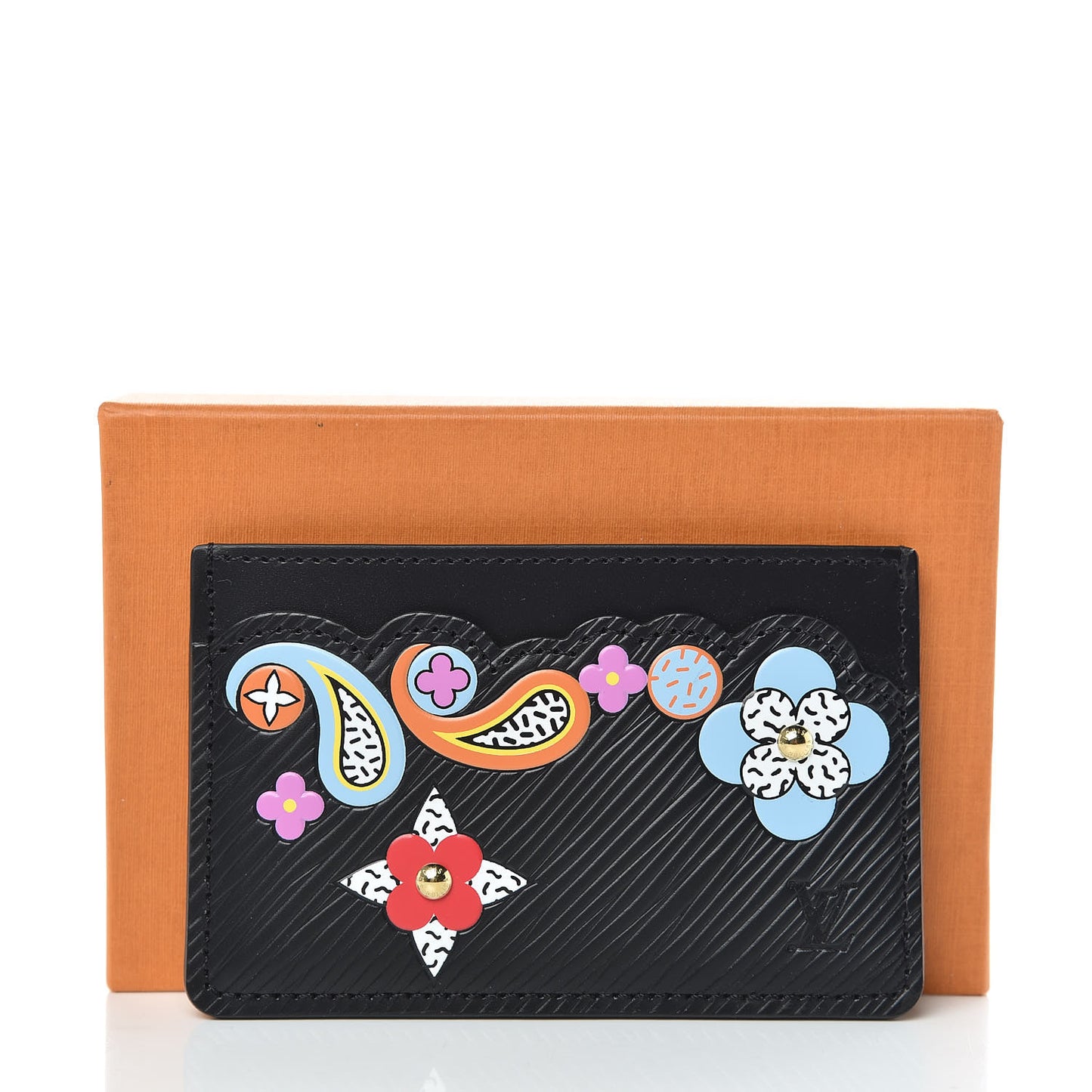 Epi Flower Remix Card Holder Black