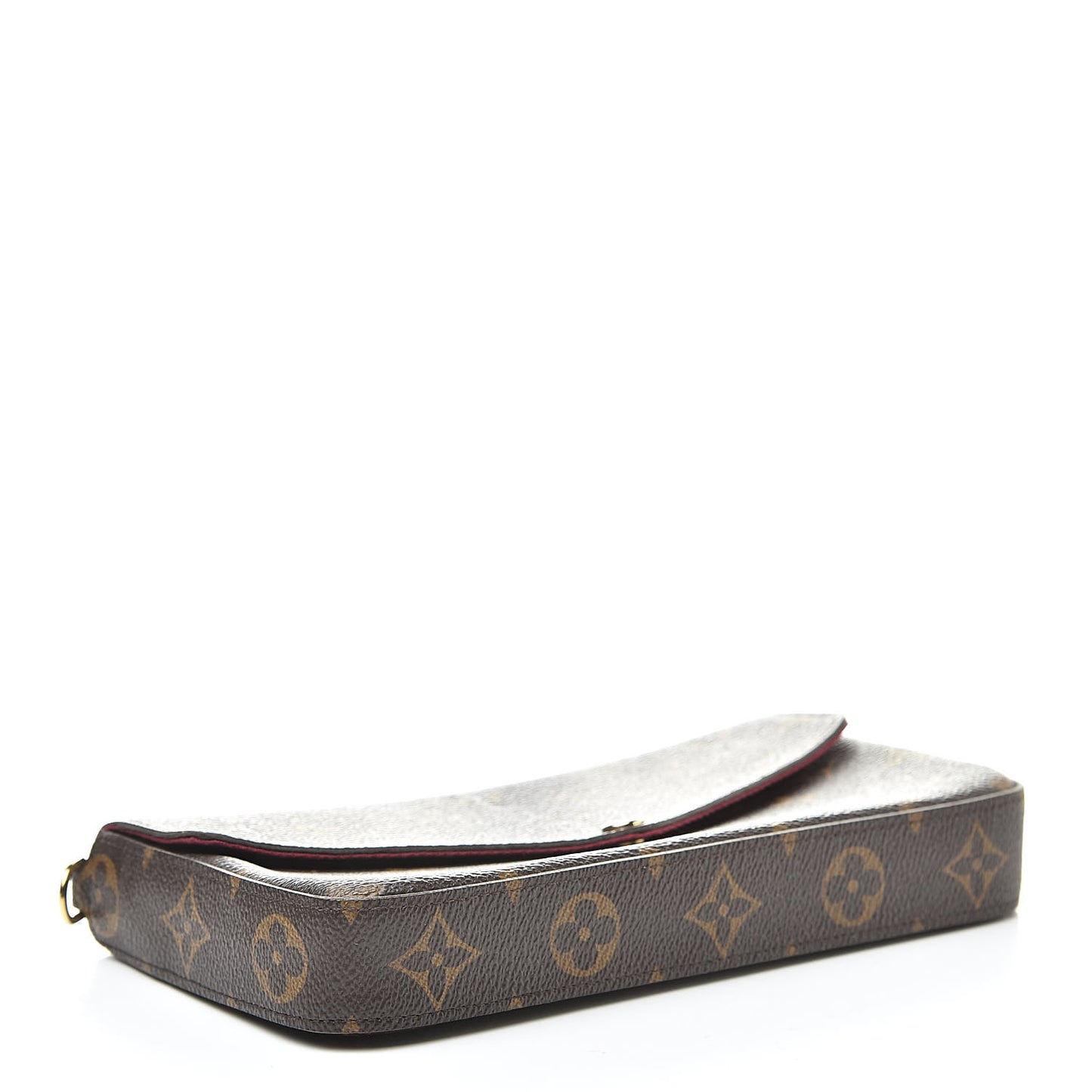 Monogram Pochette Felicie Chain Wallet Fuchsia