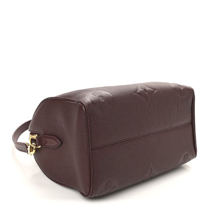 Louis Vuitton Empreinte Monogram Giant Speedy Bandouliere 25 Wine 4 of 9