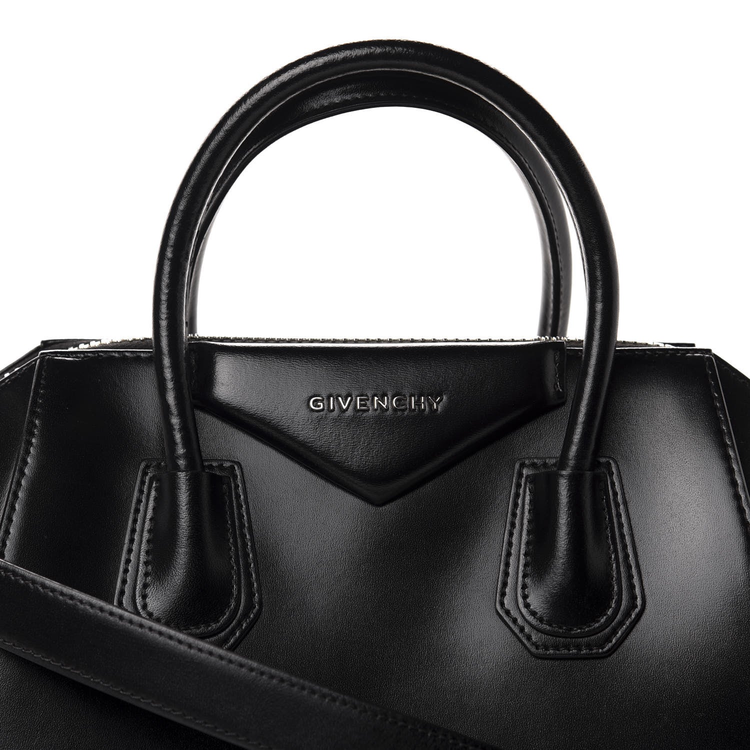 Givenchy Shiny Lord Calfskin Small Antigona Black 10 of 10