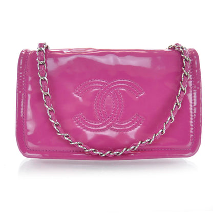 Chanel Vinyl Small Flap Pink 1 of 7