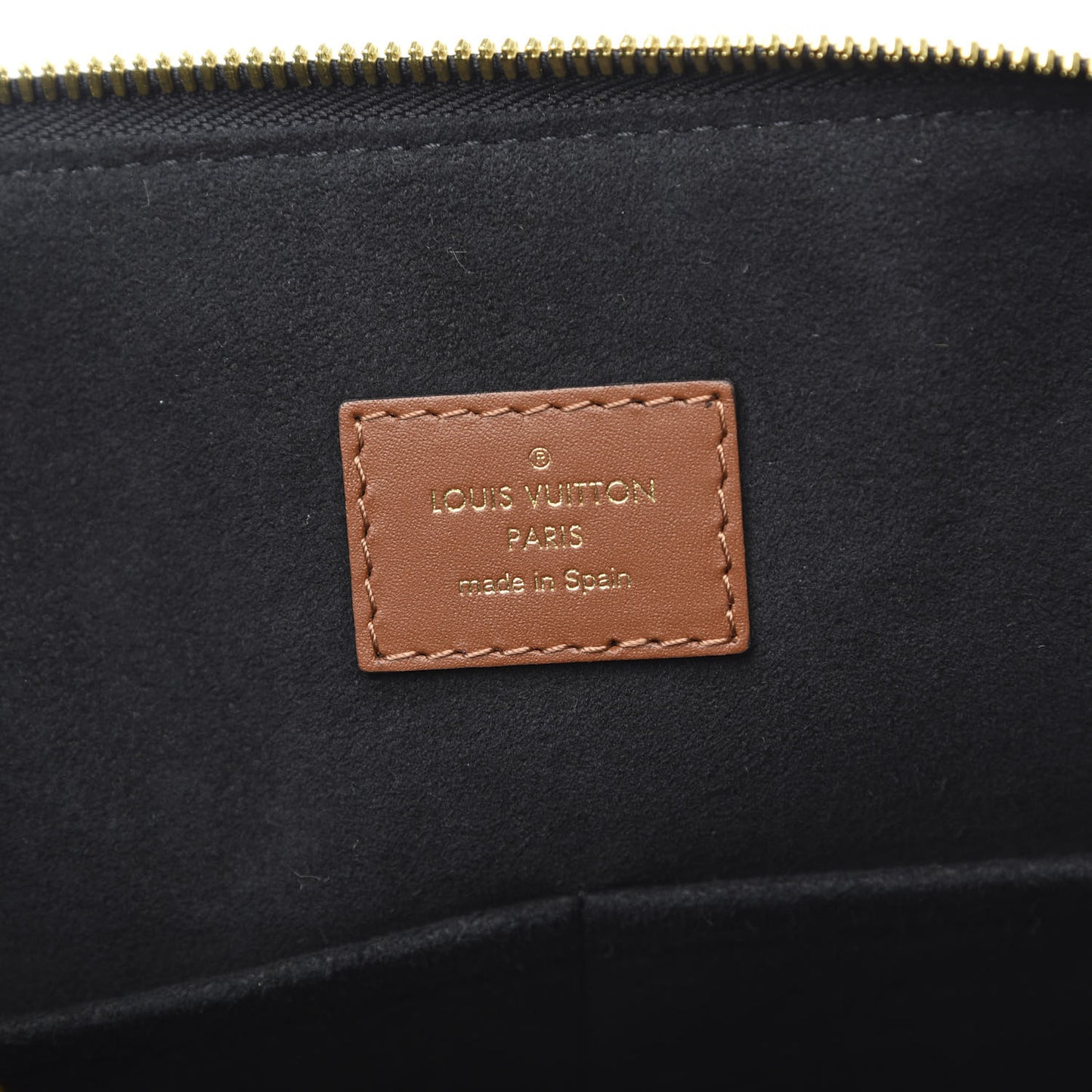 Monogram V Tote MM Black