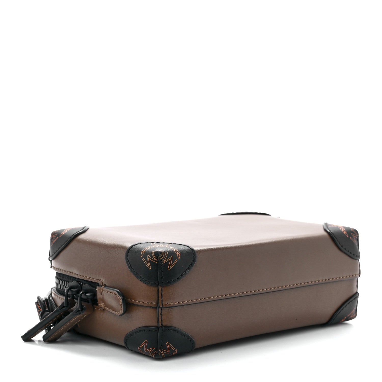 MCM Box Mini Berlin Logo Crossbody Toffee 4 of 11