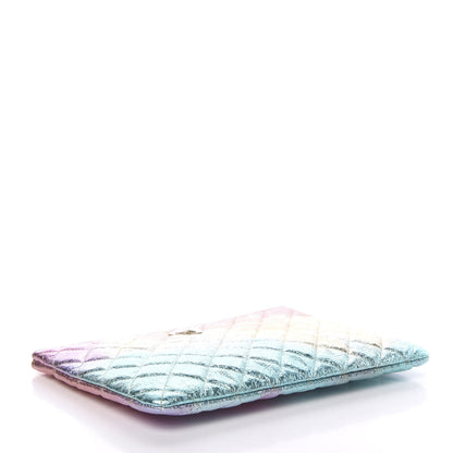 Chanel Metallic Goatskin Quilted Medium 2.55 Reissue Cosmetic Case Multicolor 3 of 8