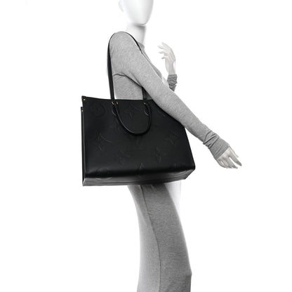 Louis Vuitton Empreinte Monogram Giant Onthego GM Black 2 of 10