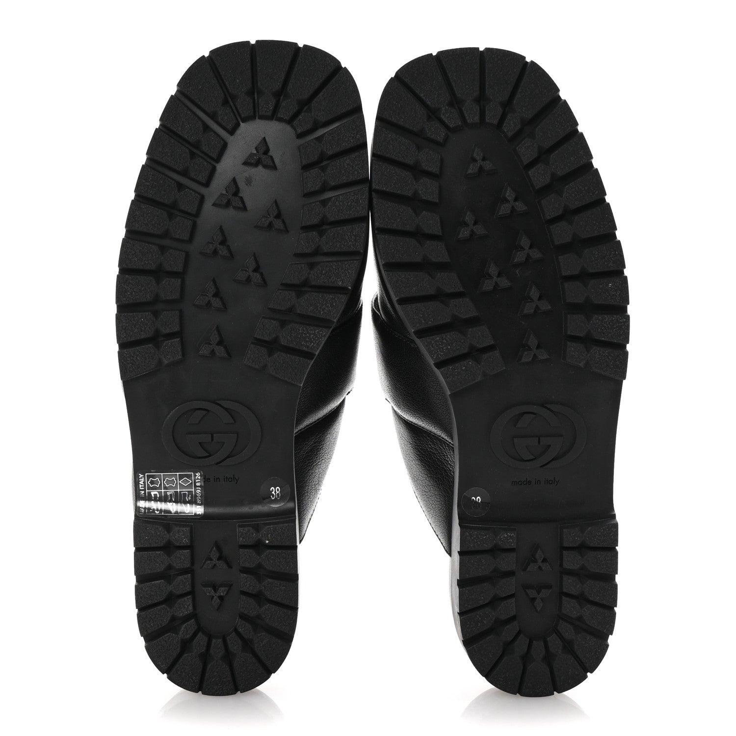 Gucci Goatskin Auroville Horsebit Mules 38 Black 6 of 10