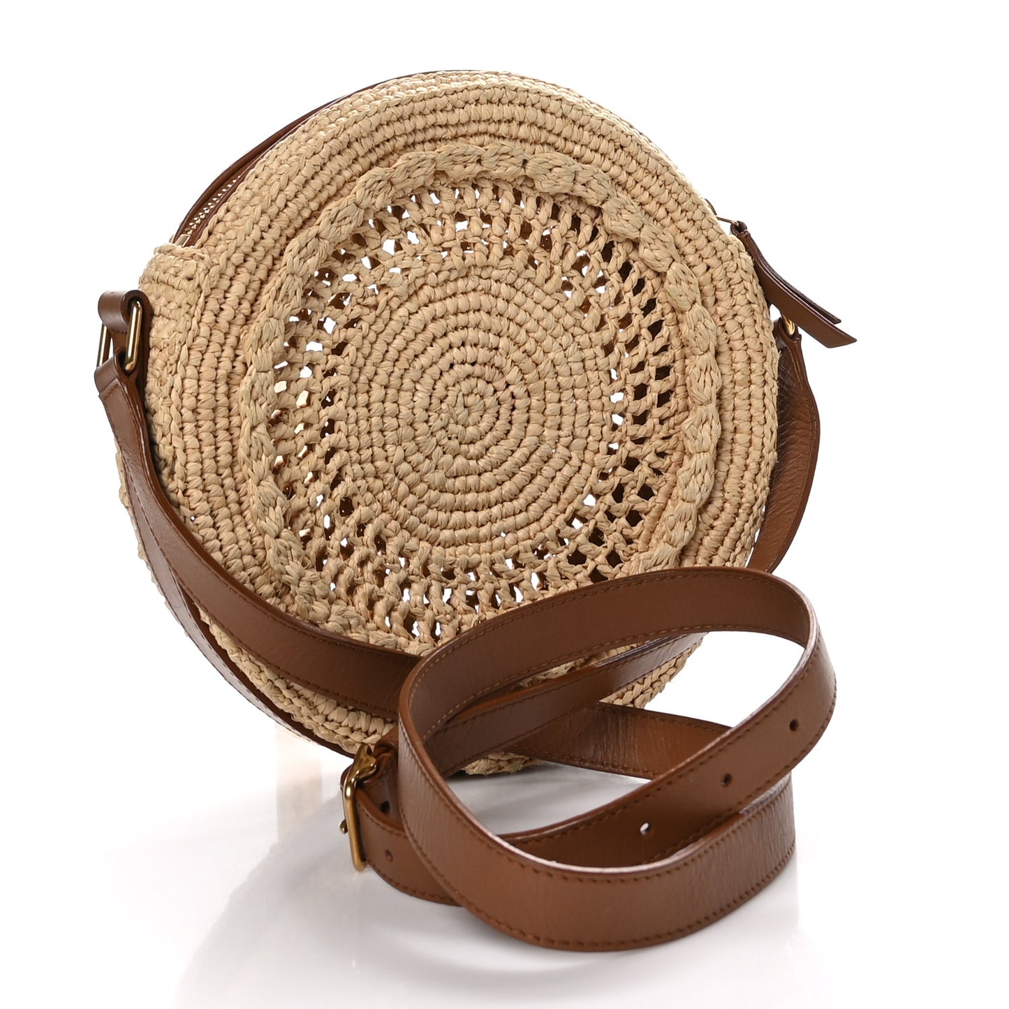 Raffia Sac Round Naturel
