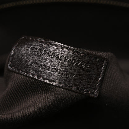Saint Laurent Canvas Smooth Calfskin Le Monogramme 48H Duffle Chestnut 6 of 10