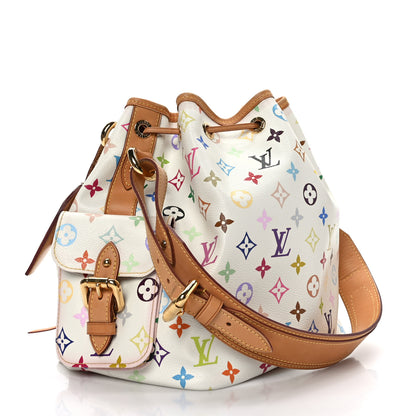 Louis Vuitton Monogram Multicolor Petit Noe White 3 of 11