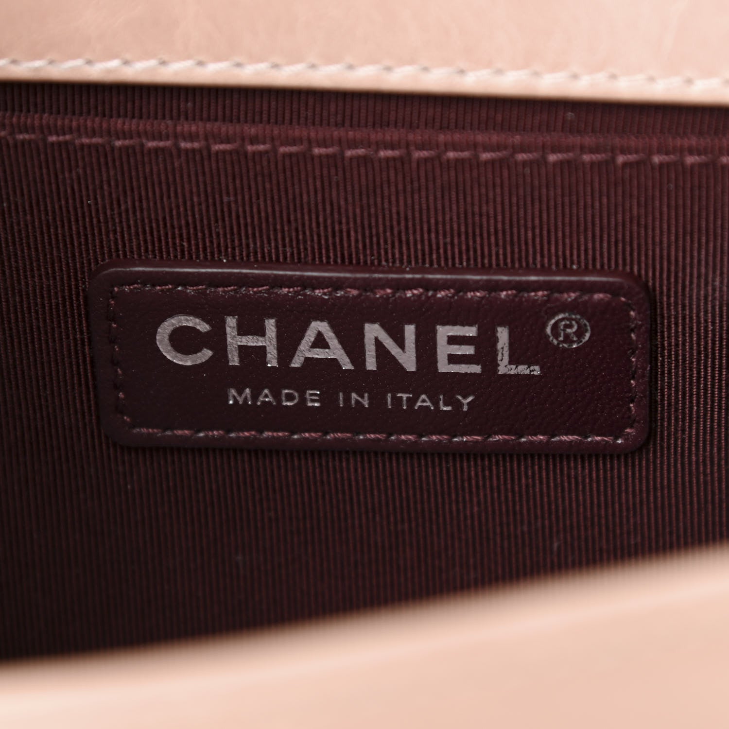 Chanel Glazed Calfskin Small Boy Chained Flap Pink 6 of 11