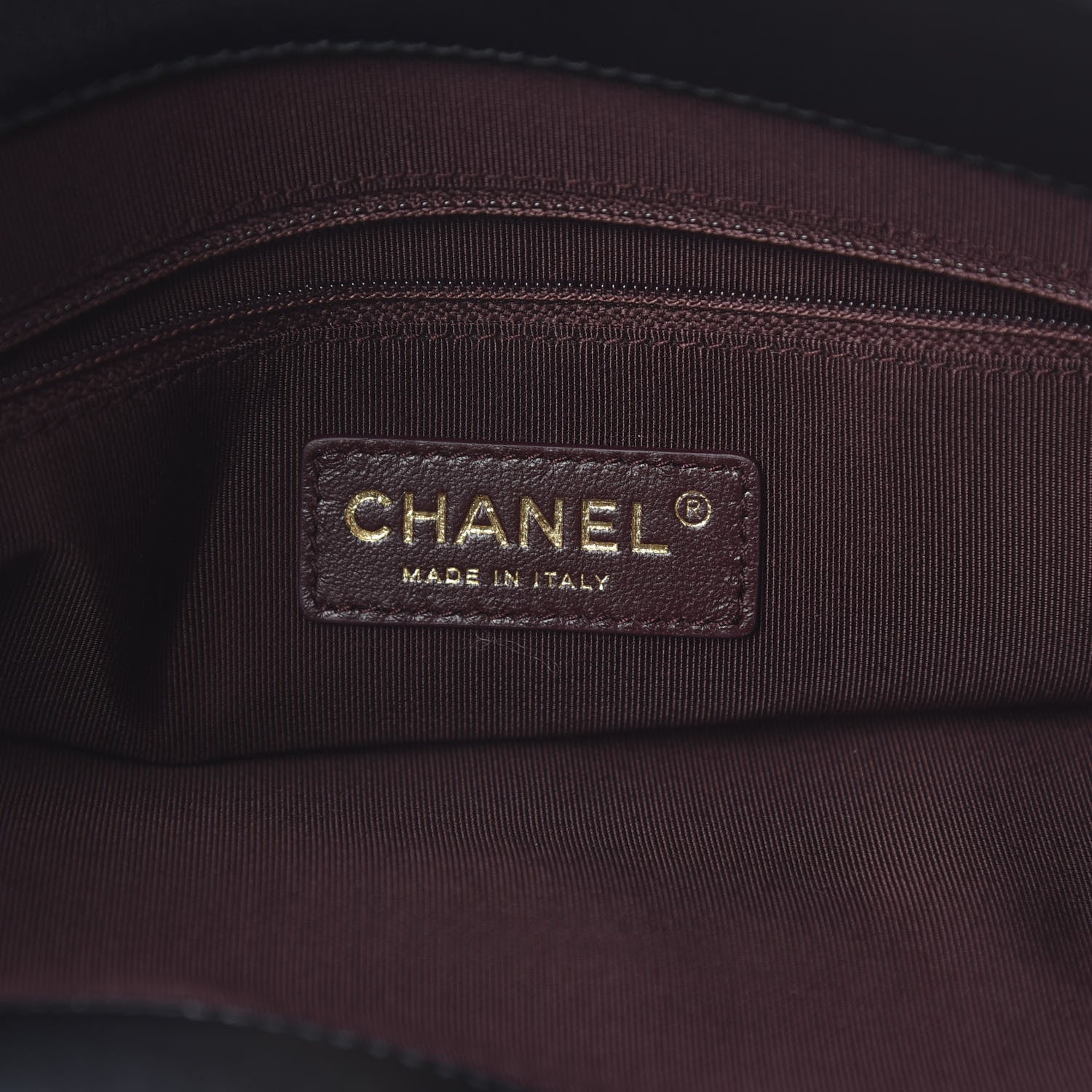 Chanel Lambskin Large Shopping Chain Tote Black 6 of 11