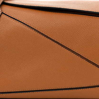 Loewe Calfskin Medium Puzzle Bag Tan 9 of 13