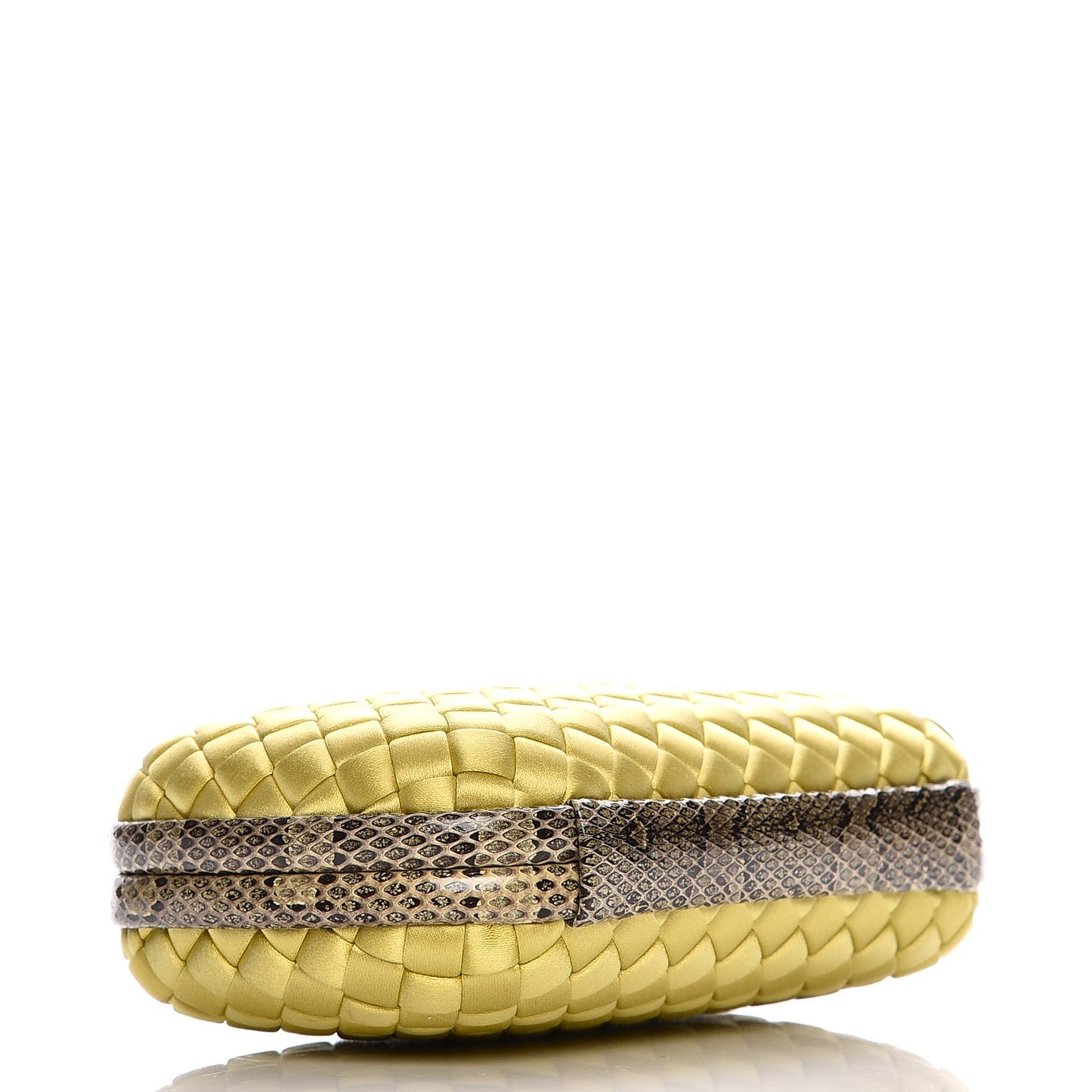 Satin Intreccio Impero Ayers Knot Clutch Duchesse